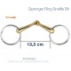 HS SPRENGER TURNADO LOOSE RING SNAFFLE AURIGAN