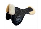 ACAVALLO CLOSE CONTACT GEL & MEMORY FOAM HALF PAD WITH SHEEPSKIN