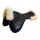 ACAVALLO CLOSE CONTACT GEL & MEMORY FOAM HALF PAD WITH SHEEPSKIN